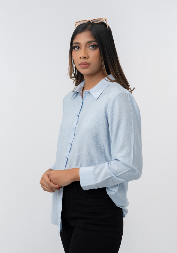 HANNAH BLUE BLOUSE